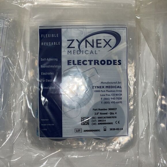Zynex medical electrodes 40 bags of 4, 2.0” round electrodes. - Picture 3 of 6
